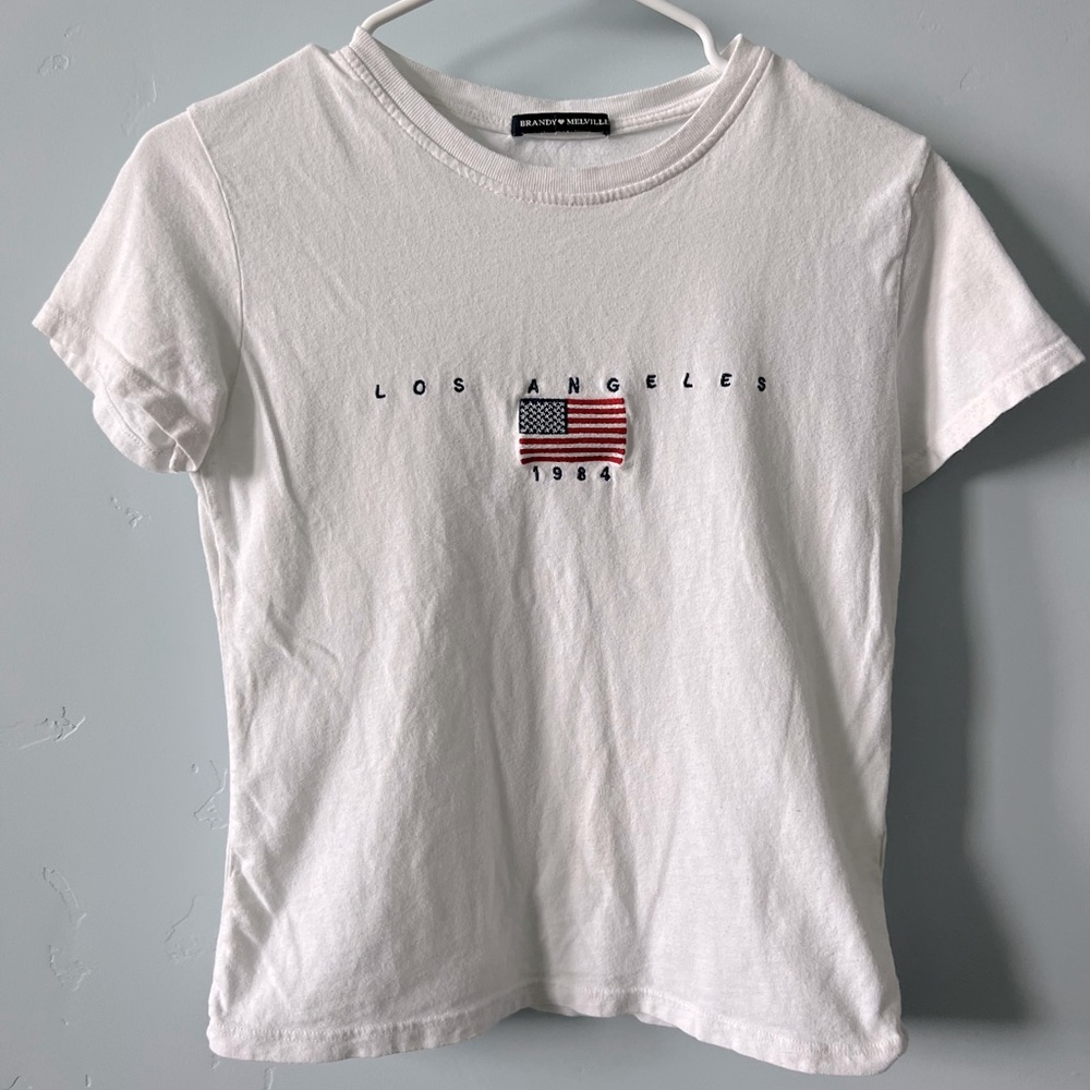 brandy melville LA tee